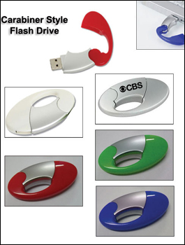 Carabiner Style Flash Drive